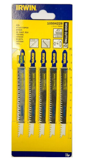 Irwin 115 mm Stikksagblad 8-13 TPI 5-pakning for Elektroverktøy