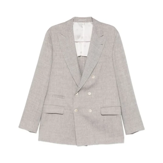 Brunello Cucinelli Herre Dress Grå XL, Brunello Cucinelli Herre Dress Grå XL,
