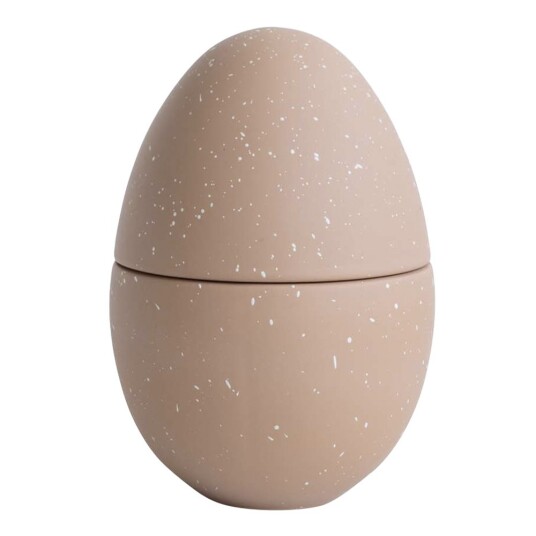 Cooee Bonbonniere påskeegg 18 cm café au lait/shell