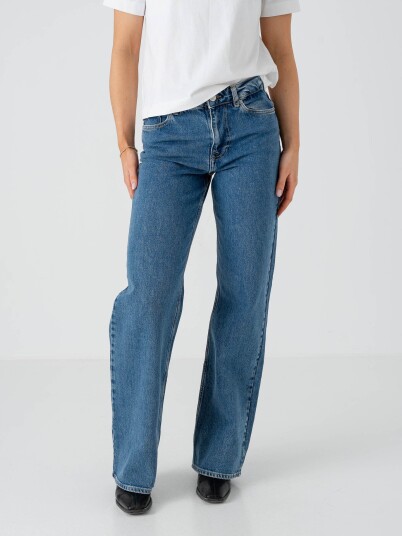 Selected Femme Wide Bea Kori High Waist Jeans Denim 27/34