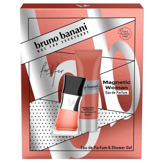 Giftset Bruno Banani Magnetic Woman Eau De Parfum 30ml + Shower Gel 50ml