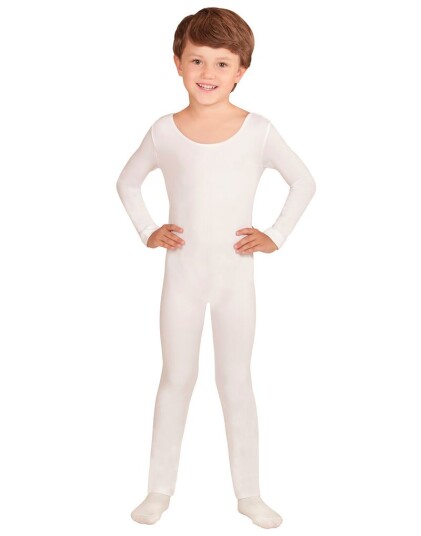 Hvit Bodysuit til Barn med Lange Ermer Strl 8 12 ÅR Hvit Bodysuit til Barn med Lange Ermer Strl 8 12 ÅR