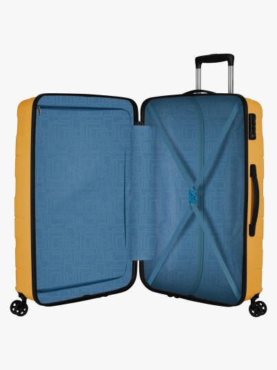 American Tourister Jetdriver Spinner Trillekoffert 100L, Banana Cream