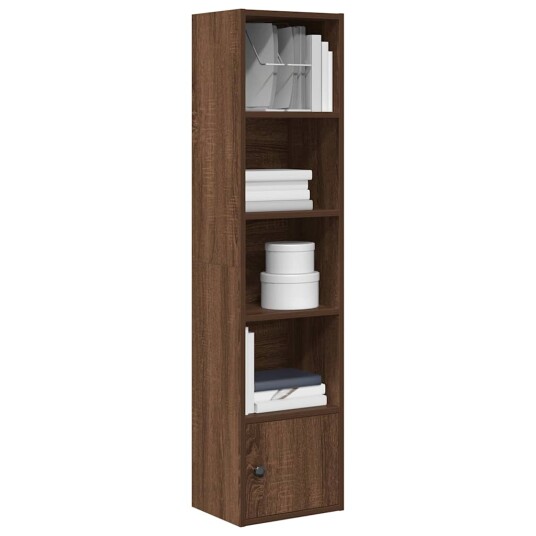 Bokhylle brun eik 31x24x127 cm konstruert tre Bokhylle brun eik 31x24x127 cm konstruert tre