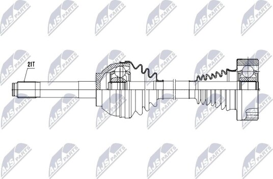 Drivaksel NTY NPW-VC-000
