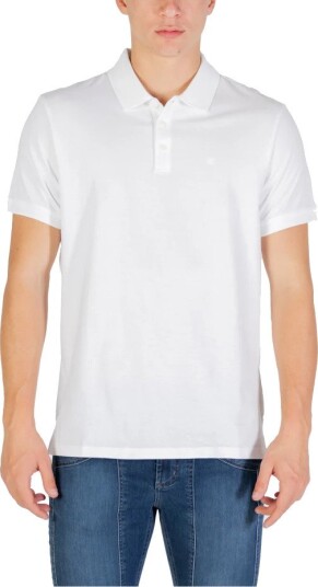 Calvin Klein Jeans Ss Classic Monogram Polo White S