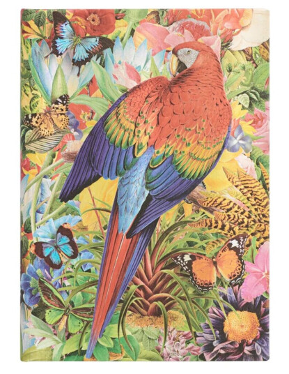 Paperblanks Notatbok Paperblanks Tropical garden midi ulinjert
