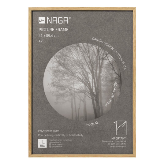 Fotoramme Egetræ 42 X 59,4 Cm Fotoramme Egetræ 42 X 59,4 Cm