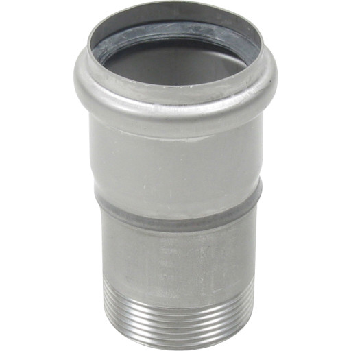 Blücher 50 mm X 1 1 2 Tommer Overgangsnippel Syrebestandig