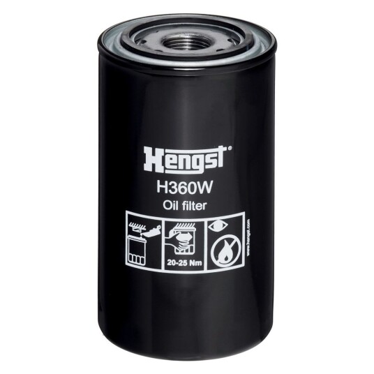 Oljefilter HENGST FILTER H360W Oljefilter HENGST FILTER H360W