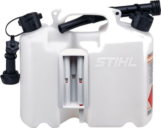 Stihl Kombikanne transparent, 2 holdere, 5 l/3 l Kanner og påfyllingssystem