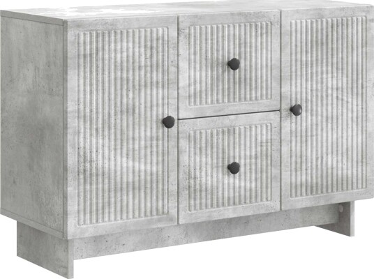 Serviesskap Betonggrå 89 x 34,5 x 60 cm Konstruert tre Serviesskap Betonggrå 89 x 34,5 x 60 cm Konstruert tre
