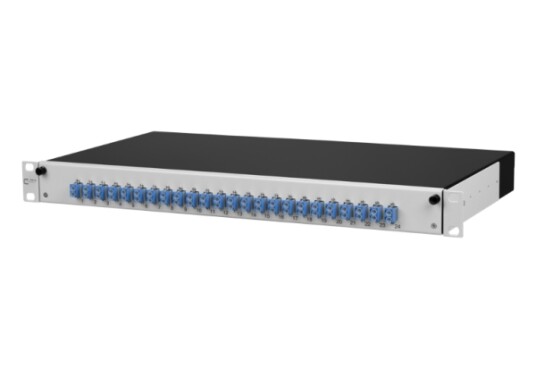 Metz Connect 1502697424 E Lc D Fiber Lcd Sort Grå Metall Rackmontering 1502697424 E