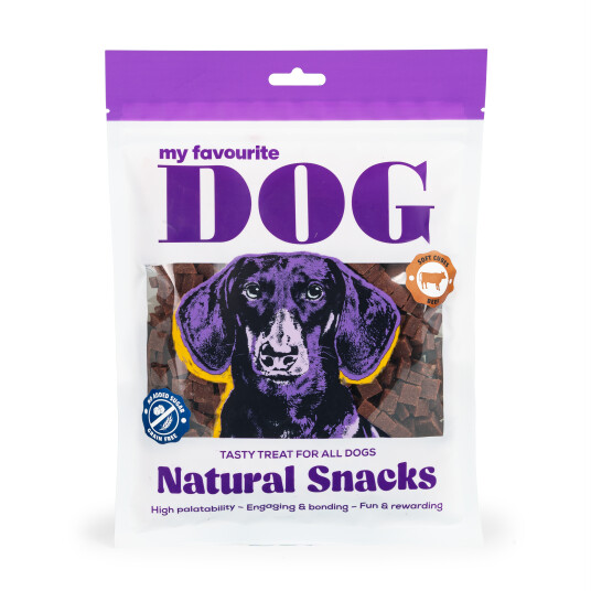 My Favourite Dog Hundebiff terninger 400 g Tørket kjøttsnacks til hund