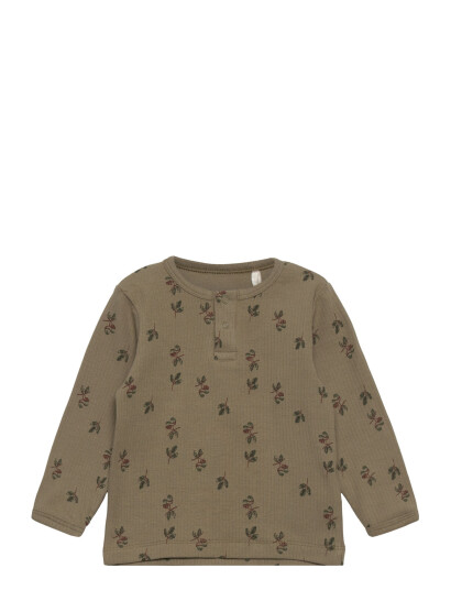 Fixoni Blouse Ls W. Aop Boys Green 62