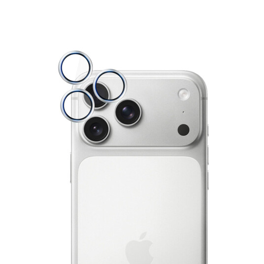 3mk Hardy Pro Linsebeskytter for iPhone 17 Pro/17 Pro Max Sølv