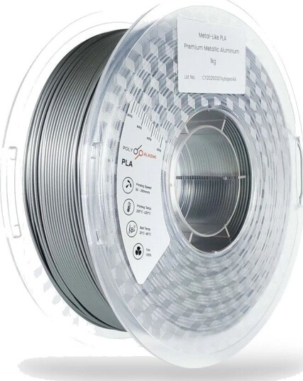Polyalkemi PLA Premium Metallic Aluminium