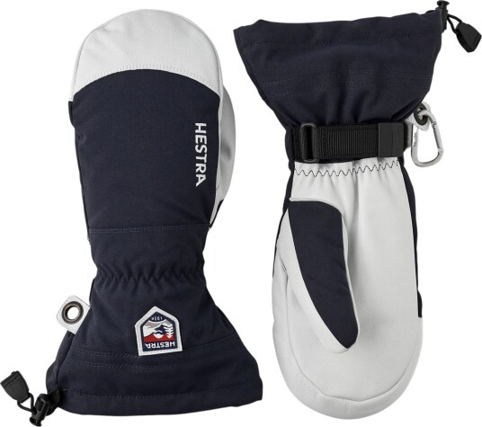 Hestra Army Leather Heli Ski Skivotter Navy 9