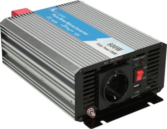 Extralink Inverter OPIP-600W Ren Sinus 12 v Til 230 v, 600 w