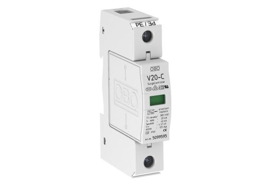Obo Bettermann Overspenningsvern 2-pol V20-C Obo Bettermann Overspenningsvern 2-pol V20-C