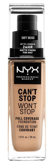 NYX Can't Stop Won't Stop Foundation Soft Beige 30 ml Foundation