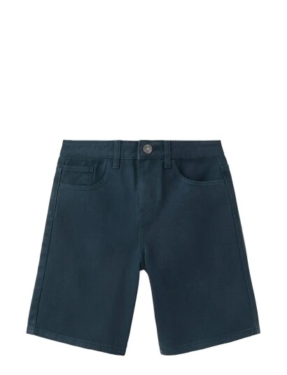 Mango Denim Bermuda Shorts   Navy   116