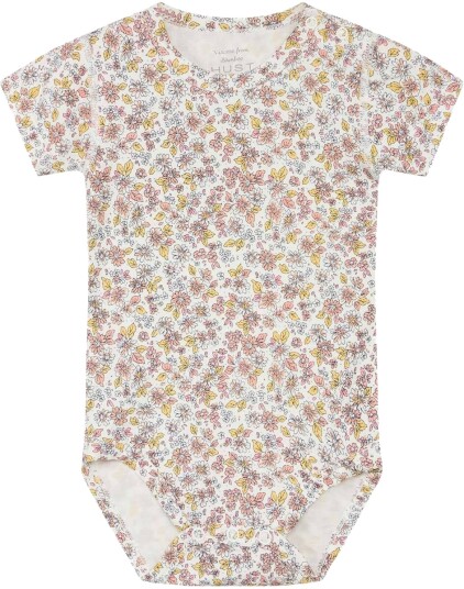 Hust&Claire bambus Hust & Claire Bue kortermet body i bambus ivory (56) 56