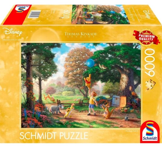Schmidt puslespill Disney Winnie the Pooh II puslespill 6000 brikker Schmidt puslespill Disney Winnie the Pooh II puslespill 6000 brikker