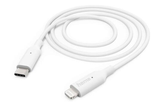 Hama Charging Cable USB-C to Lightning 1.0m White