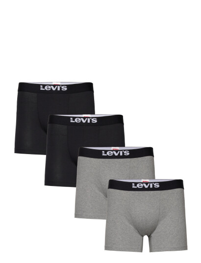 Levi"s® Levis Men Solid Basic Boxer Brief Org Co 4P Ecom Black M