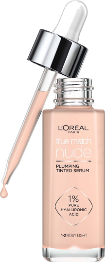 L'Oréal Paris True Match Nude Plumping Tinted Serum 1-2 Rosy Light 30 ml