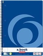 Herlitz 10834125, 80 Ark, Blå, A4, 70 G/M², Papir, Spiralbinding