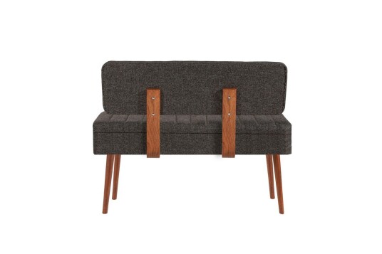 Valsot Benker 110 cm Valnøtt/Antrasitt