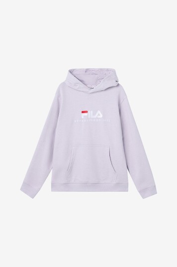Fila Hettegenser Loddin Logo Hoodie Grå