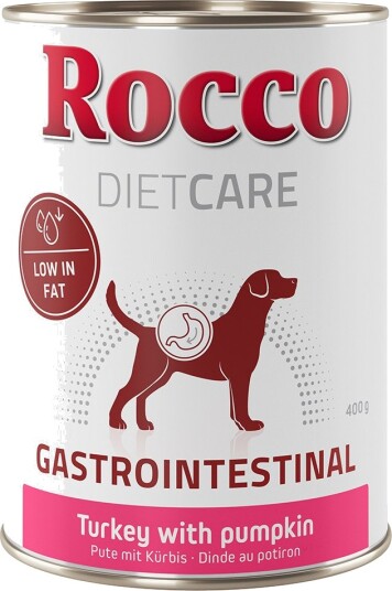 Rocco Diet Care Våtfôr Gastro Intestinal Med Gresskar 12 X Kalkun 400 G 12 X 400 G