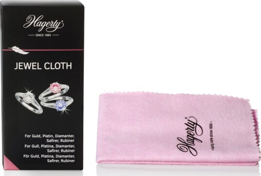 Pan Jewelry Hagerty Jewel cloth Pusseklut for gull med sten