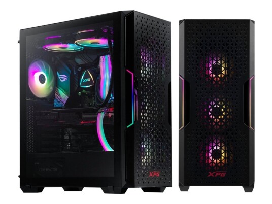 Xpg Starker Air - Mid Tower - Atx - Sidepanel Med Vindu  Herdet Glass  - Ingen Strømforsyning  Atx  - Svart - Usb/Lyd