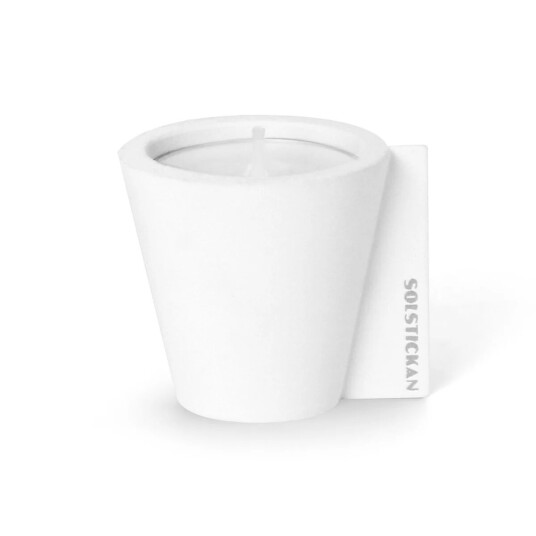 Solstickan Design Flipp lysholder 5 x 6 cm Hvit Solstickan Design Flipp lysholder 5 x 6 cm Hvit