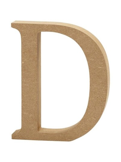 Creativ Company Letter D MDF 8cm 1pc. Creativ Company Letter D MDF 8cm 1pc.