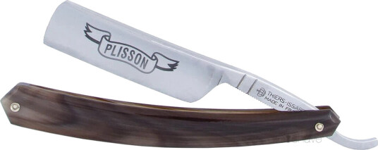 Plisson, Straight Razor, 6/8 Round NoseHorn Plisson, Straight Razor, 6/8 Round NoseHorn