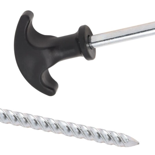Teltplugger 24 stk 30 cm Ø7 mm galvanisert stål Teltplugger 24 stk 30 cm Ø7 mm galvanisert stål