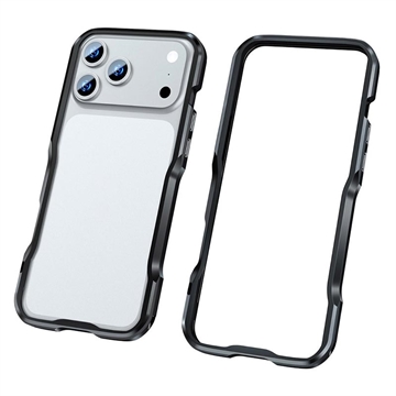 iPhone 17 Pro Max Luphie Safe Lock Metallstøtfanger Svart iPhone 17 Pro Max Luphie Safe Lock Metallstøtfanger Svart