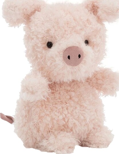 Jellycat Kosedyr 18x10 cm Lille Gris