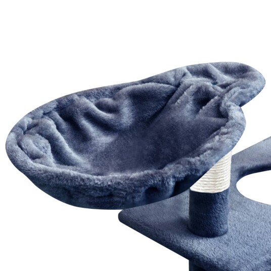 Vidaxl Kloretre Med Klorestenger Sisal 150 cm Mørkeblå Vidaxl Kloretre Med Klorestenger Sisal 150 cm Mørkeblå