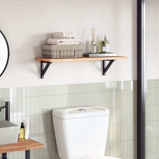 Bordplate rektangulær 100x30x2 cm heltre akasie