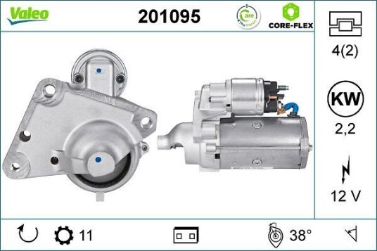 Starter VALEO 201095