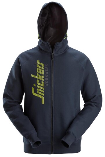 Snickers Workwear 2846-9500 Hettegenser med logo marineblå Marineblå Klær