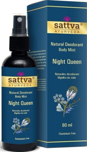 Nat Deodorantspray Night Queen - Alkoholfri Sattva Ayurveda