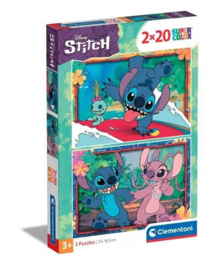 Clementoni Supercolor Disney Stitch 20 Stk Tegnefilm 3 År Clementoni Supercolor Disney Stitch 20 Stk Tegnefilm 3 År