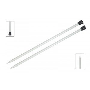 KnitPro Basix Aluminium Strikkepinner / Genserpinner Aluminium 25cm 6,